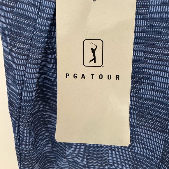 PGA Tour Men's Blue Polo Golf Shirt - SPF Sun Protection - Brand New! ⛳️ - Picture 4 of 10
